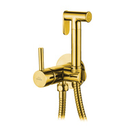 Podtynkowa bateria bidetowa złoty