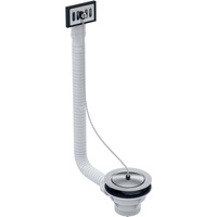 Zestaw odpływowo-przelewowy Geberit do umywalek wielofunkcyjnych: Imitacja stali nierdzewnej