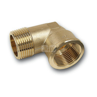 Kolano 90' SANHA PURAFIT, brąz, 3/4'' (GW x GZ)