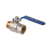 Zawór kulowy typ ciężki Invena PROV z dźwignią stalową, z GW/GZ