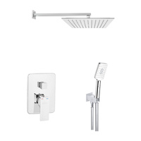 Zestaw podtynkowy z baterią podtynkową 2-funkcyjną Nyks chrom