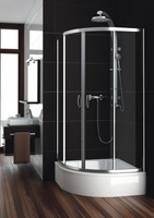 ZESTAW NIGRA 90CM CHR SZKL PRZ+BROD+SYFON+STOJ