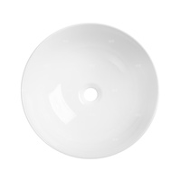 Umywalka nablatowa TINOS czarno/biały