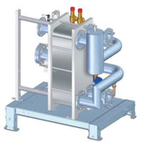 Zestaw bezpieczeństwa w komplecie z pompą i płytowym wymiennikiem ciepła do kotłów 440-550 kW
