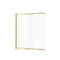 PARAWAN NAWANNOWY LARGA ZŁOTY MAT DWUSKRZYDŁOWY 140X115 PRZES TRANS