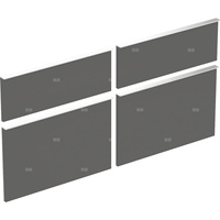 Zestaw frontów szuflad do szafki pod umywalkę podwójną GEBERIT iCon, kol. lava szer.1200 mm