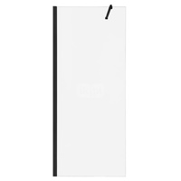 KABINA WALK-IN, 90 X 200 CM SZKLO TRANSP 8 MM, SHINY-GLASS, NEO CZARNY