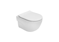 Zestaw miska WC podwieszana Roca Meridian Compacto 48cm z deską wolnoopadającą biały A34H242000