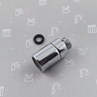 Przegubowa końcówka wylotu z napowietrzaczem do baterii bidetowej LOGON CHROM