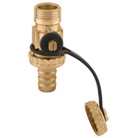 Zawór spustowy z króćcem do węża 1/4" GZ bez zamknięcia