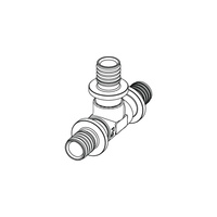 Trójnik TECE flex brąz 50 GZ