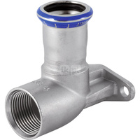 Kolano 90' GEBERIT Mapress Edelstahl, stal nierdzewna, 1/2'' x 18 mm (GW x mufa zaprasowywana)