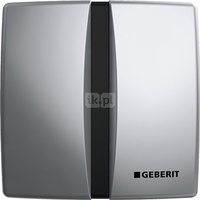 Elektroniczny zawór spłukujący Geberit do pisuaru, Basic, zasilanie bateryjne, chrom-mat