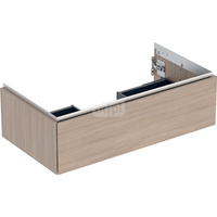 Szafka pod umywalkę Geberit ONE, z jedną szufladą: Szerokość umywalki=90cm, Dąb / Melamina, struktura drewna