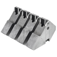 Noże grzebieniowe HSS  + Mocowanie NPT 1/4-3/8, Zestaw REMS NPT