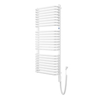 Grzejnik elektryczny (suszarka) INSTAL-PROJEKT STANDARD ELECTRO, wym. 915 (1020 z grzałką)/500 mm, kolor biały połysk,  moc 600 W