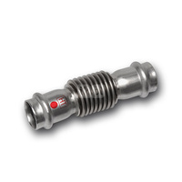 Kompensator osiowy wydłużony SANHA NiroTherm Industry metalowy mz 54mm