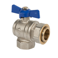 Zawór odcinający kątowy GW/GW