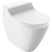 Urządzenie WC z funkcją higieny intymnej Geberit AquaClean Tuma Comfort, stojąca miska WC, przylegające do ściany: Miska ustępowa: biały / KeraTect, Panel dekoracyjny: biały