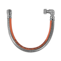 Przewód elastyczny do gazu w osłonie PVC z kolankiem