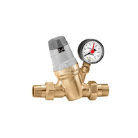 Regulator ciśnienia CALEFFI 5350, GZ 3/4'' z manometrem