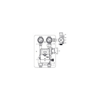 Regusol ELH-130 RC, DN 25, 2-15 l/min., z pompą Wilo-Yonos PARA ST 25/7 PWM 2, z regulatorem Regtronic RC