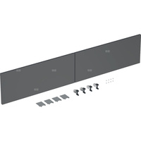 Zestaw frontów szuflad (2 szt.) do szafki pod umywalkę podwójną GEBERIT iCon, kol. lava matowy szer.1200 mm