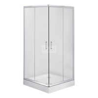 Kabina funkia kwadratowa, szkło szronione, 90x90 cm