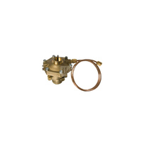 Regulator ciśnienia różnicowego HERZ 4002 FIX TS, mosiądz DN 25, zakres przepł. 23 kPa