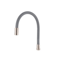 DWUFUNKCYJNA ELASTYCZNA WYLEWKA DO BATERII ZLEWOZ, INOX/SZARA