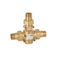 Termostatyczny zawór zabezpieczajacy dla kotłów na paliwo stałe DN20 3/4"M 70 st.