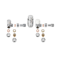 Komplet termostatyczny osiowy chrom INVENA PROV