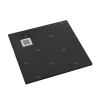 Brodzik kompozytowy Stabilsound Plus® Kalait Black Stone 100x100x3,5 cm, kwadratowy