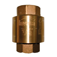 Zawór zwrotny z plastikowym elementem zamykającym