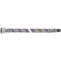 QIK Wąż elastyczny w oplocie INOX 3/8 X M10 60 KR