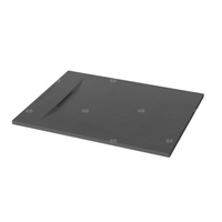 BRODZIK PRYSZNICOWY PROSTOKĄTNY ALVERO INVENA TREND, 90X110 CM CZARNY