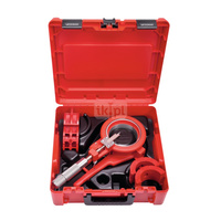 Zestaw do cięcia i fazowania rur z tworzyw sztucznych ROCUT 110, 50, 75 i 110 mm