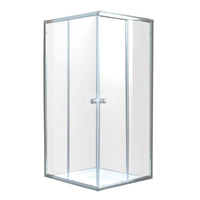 Kwadratowa kabina prysznicowa Parla szkło przezroczyste