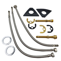 Bateria wannowa 3-otworowa, chrom