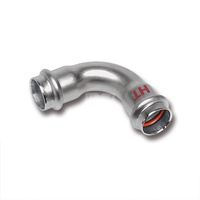 Łuk 90' SANHA NiroSan Press Industry, stal nierdzewna, 28 mm (zw x zw)