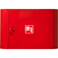 Hydrant DN 25 FIT zawieszany, z dwoma ćwierćwałkami, wąż 30 m, zamek patent, RAL 3000