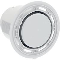 Przycisk Geberit do zdalnego uruchamiania spłukiwania typ 01, pneumatyczny, okrągły, do spłukiwania jednoilościowego: Chrom matowy / Z powłoką easy-to-clean