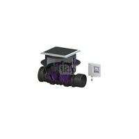 Automatyczny zawór zwrotny Staufix FKA Komfort DN200 z czarną pokrywą