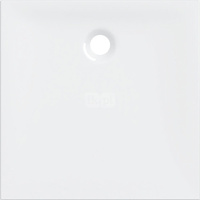 Brodzik kwadratowy Geberit Nemea: 90x90x3.5cm, Biały / Błyszczący