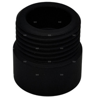 Redukcja do węża natryskowego do baterii 3-otworowej Glamour/ Magic, czarny