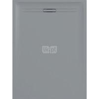 Brodzik prostokątny Geberit Sestra: 140x70x4cm, Szary / Struktura łupka