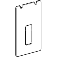 Otwór rewizyjny do baterii stojących, do modułu sanitarnego Geberit Monolith do umywalki: Biały / Szkło