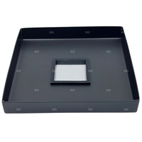 Rozeta do baterii wannowej wolnostojącej Paros/ Pelori, czarny