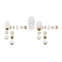 Komplet termostatyczny osiowy biały INVENA PROV