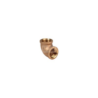 Mosiadz PN6/10/16 MICROFLEX ELBOW 90 st.BRASS 2 1/2" F/F